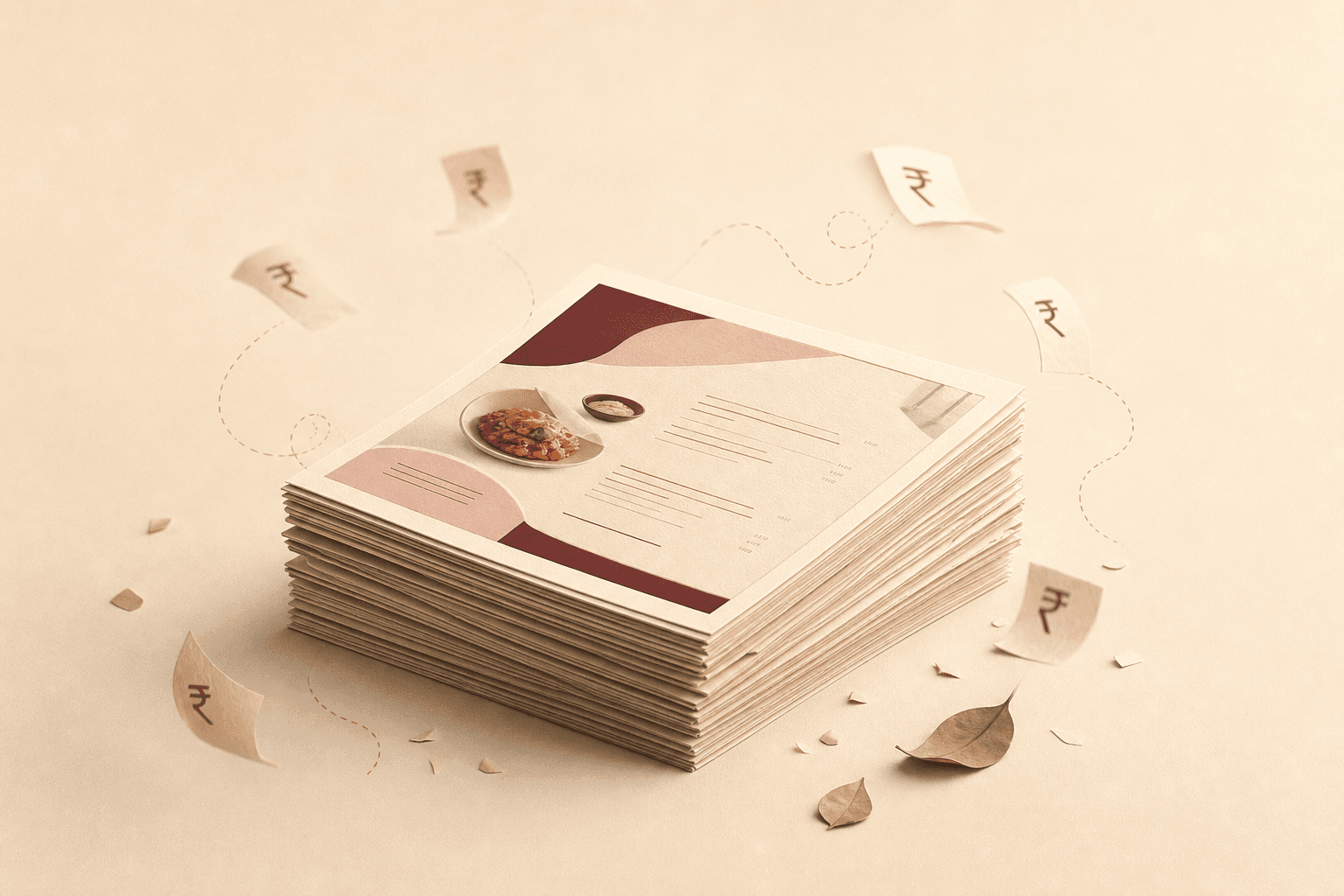 Printed menus go stale fast